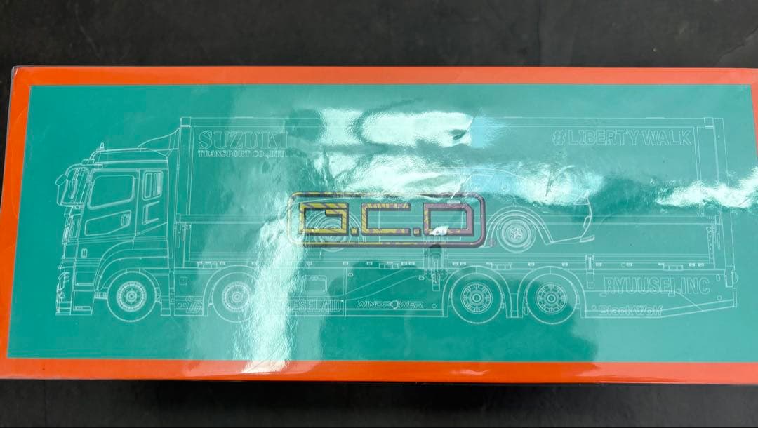 限定　GCD製1/64三菱ふそう スーパーグレート×リバティーウォーク トラック