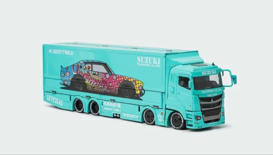 限定　GCD製1/64三菱ふそう スーパーグレート×リバティーウォーク トラック