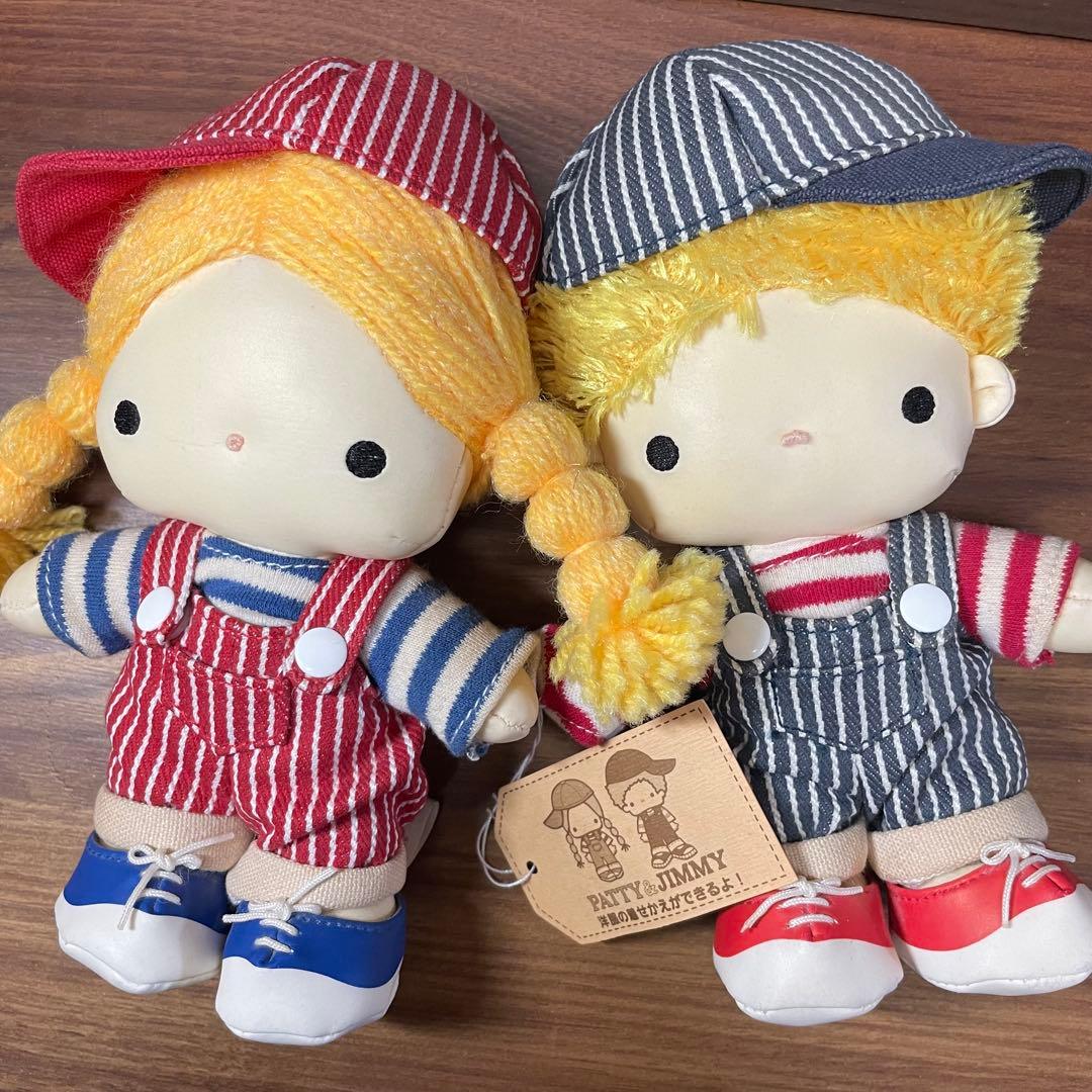 【希少】2003年　サンリオ パティ＆ジミー ドール 2体セット タグ付