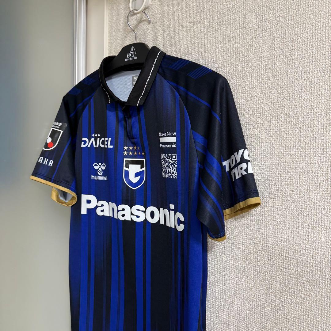 美品！ガンバ大阪2025 中谷進之介レプリカユニフォーム半袖M-Lおまけつき！