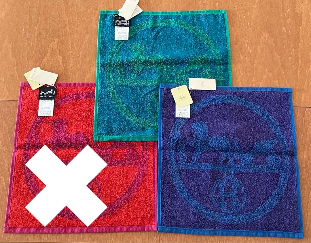 エルメス　タオルハンカ　2枚セット