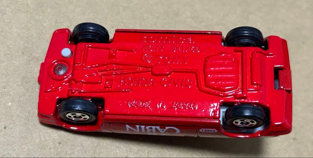 日本製 トミカ ホンダ シビック 3ドア CABIN