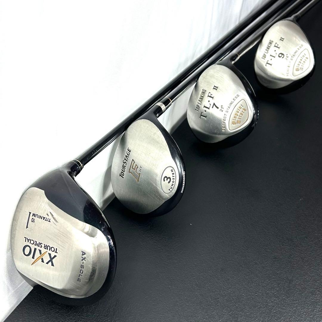 本格派 メンズゴルフクラブ 13本 フルセット ゴルフセット XXIO 初心者向