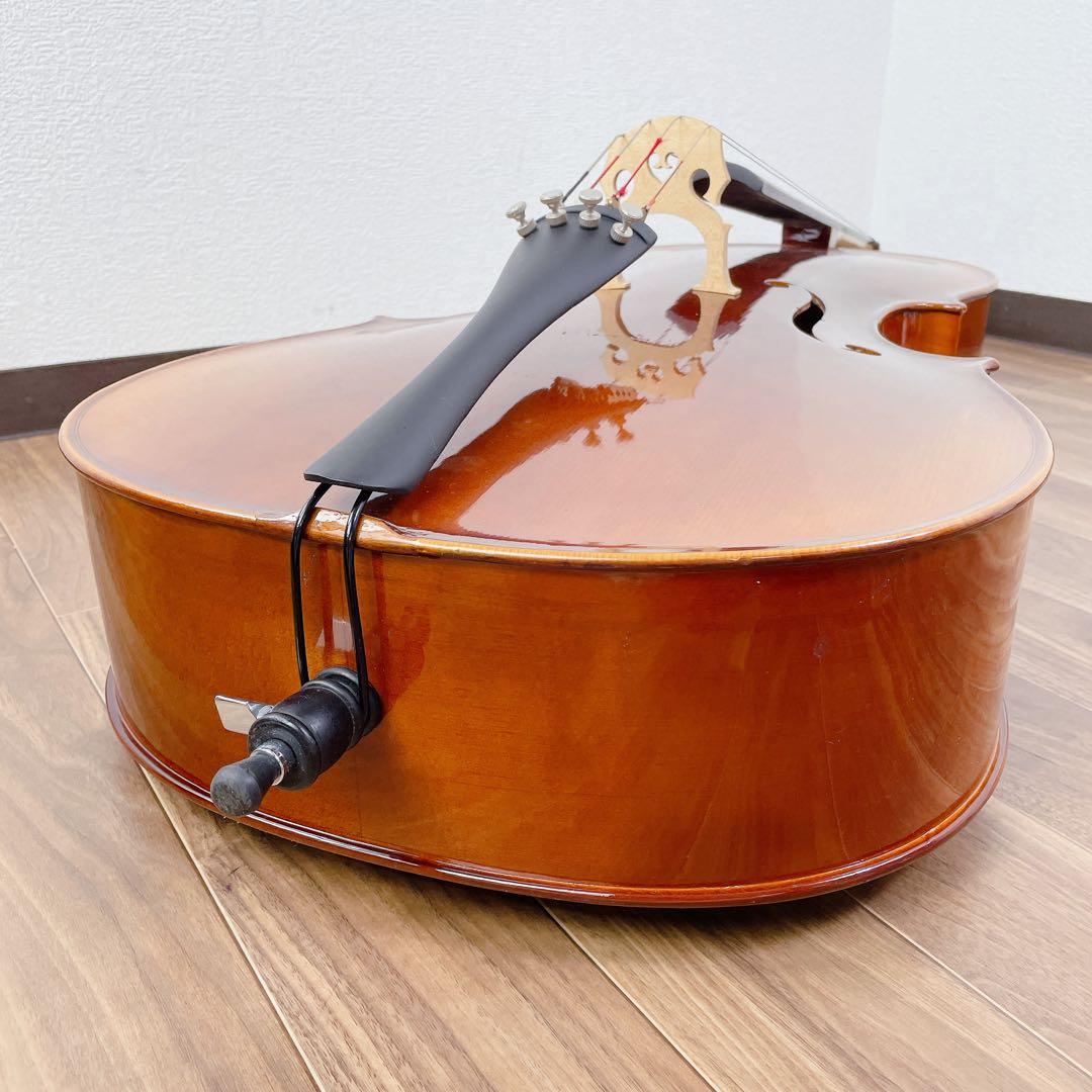 チェロ　弓付き　4/4 状態良好！ブランド不明　入門にいかがでしょうか