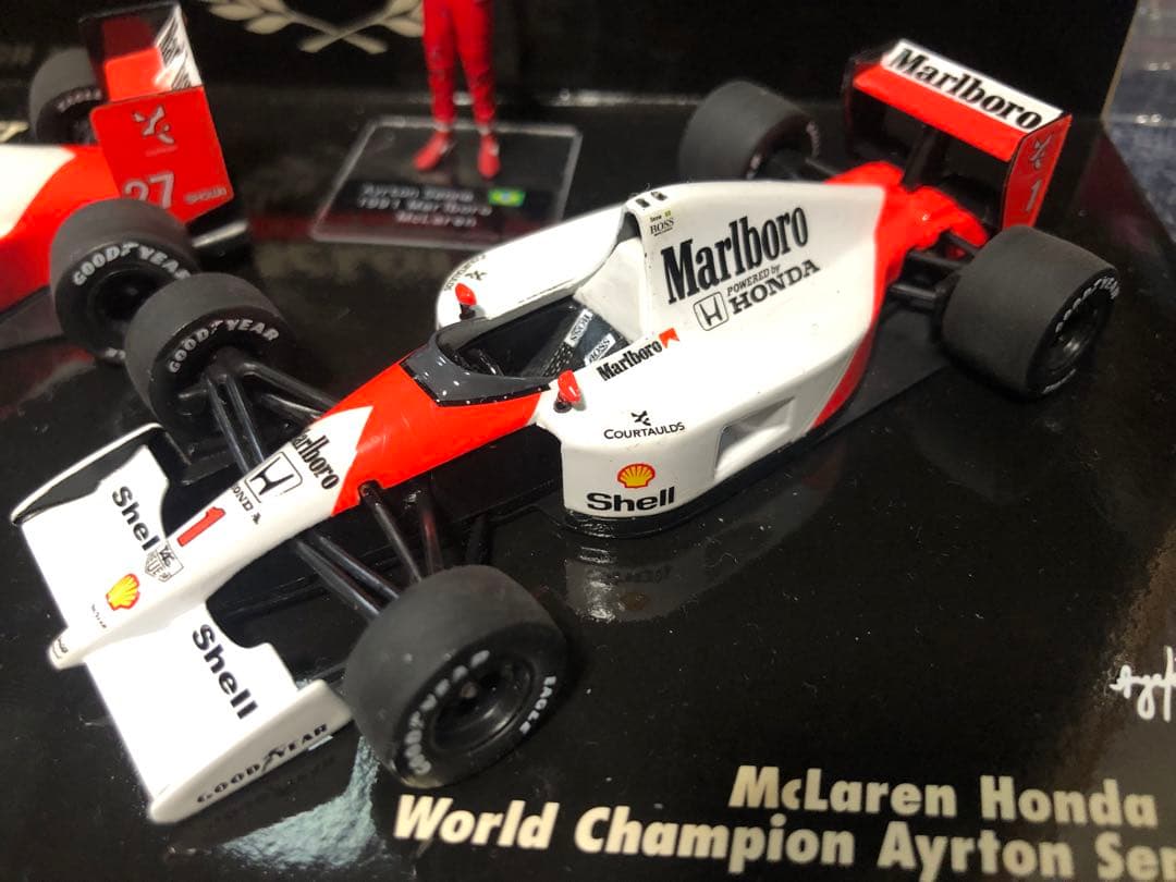 1/43 ワールドチャンピオンセット　マクラーレンMP4/5b MP4/6 セナ