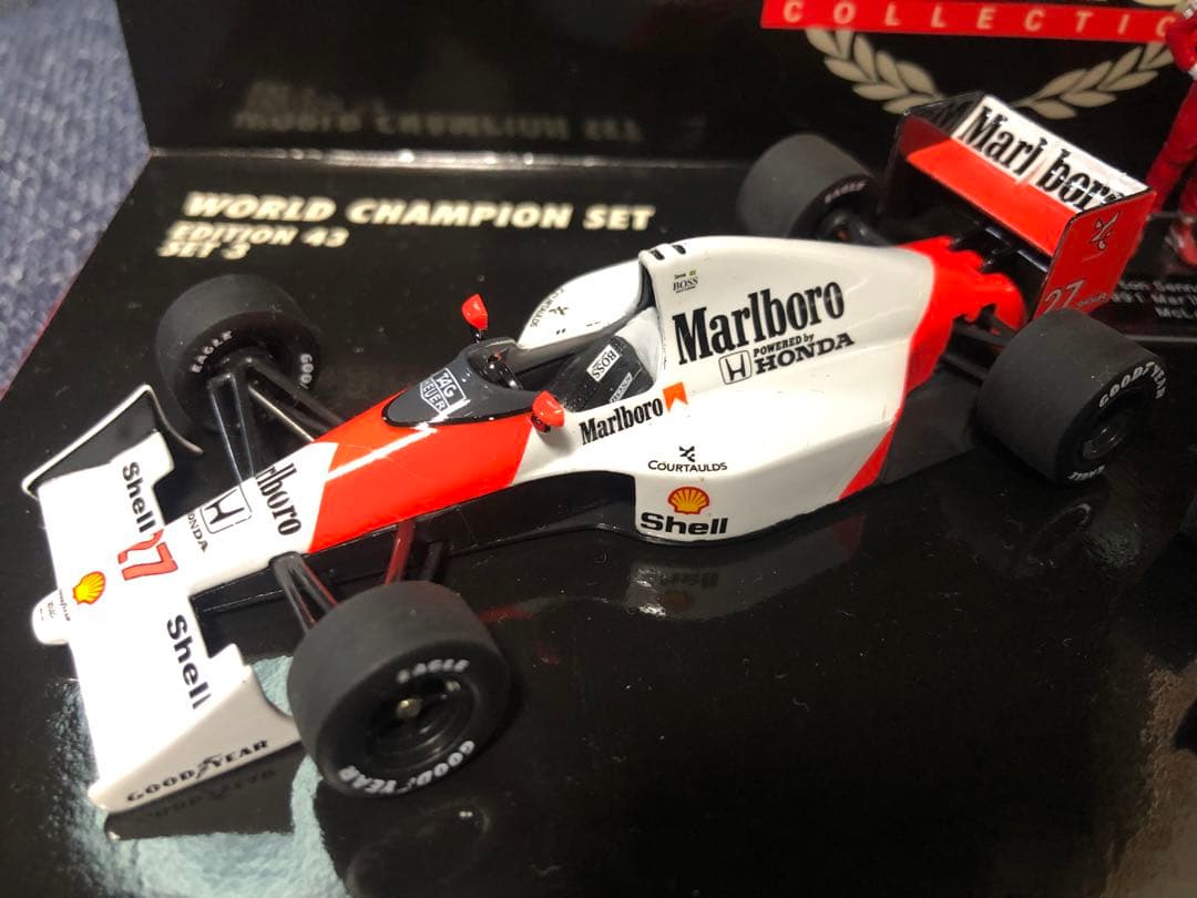 1/43 ワールドチャンピオンセット　マクラーレンMP4/5b MP4/6 セナ