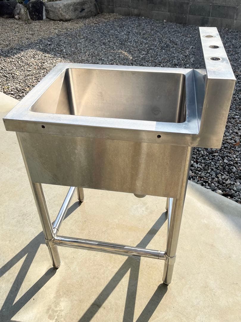 ステンレス1槽シンク 流し台 業務用　450×600×800