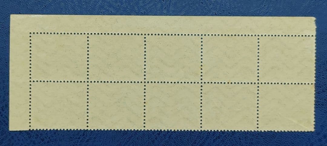 値下げ★日本の古い切手　風景　第１次平面版１０銭　美品　ブロック