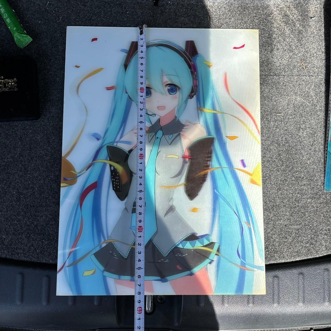 ゲームセンター限定非売品・新品未使用・初音ミク[3Dポスター]