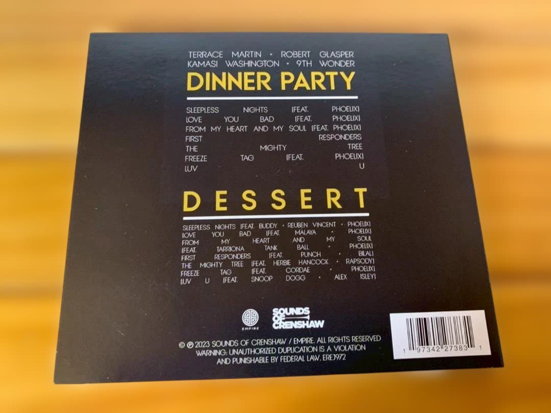 DINNER PARTY + DINNER PARTY: DESSERT　CD