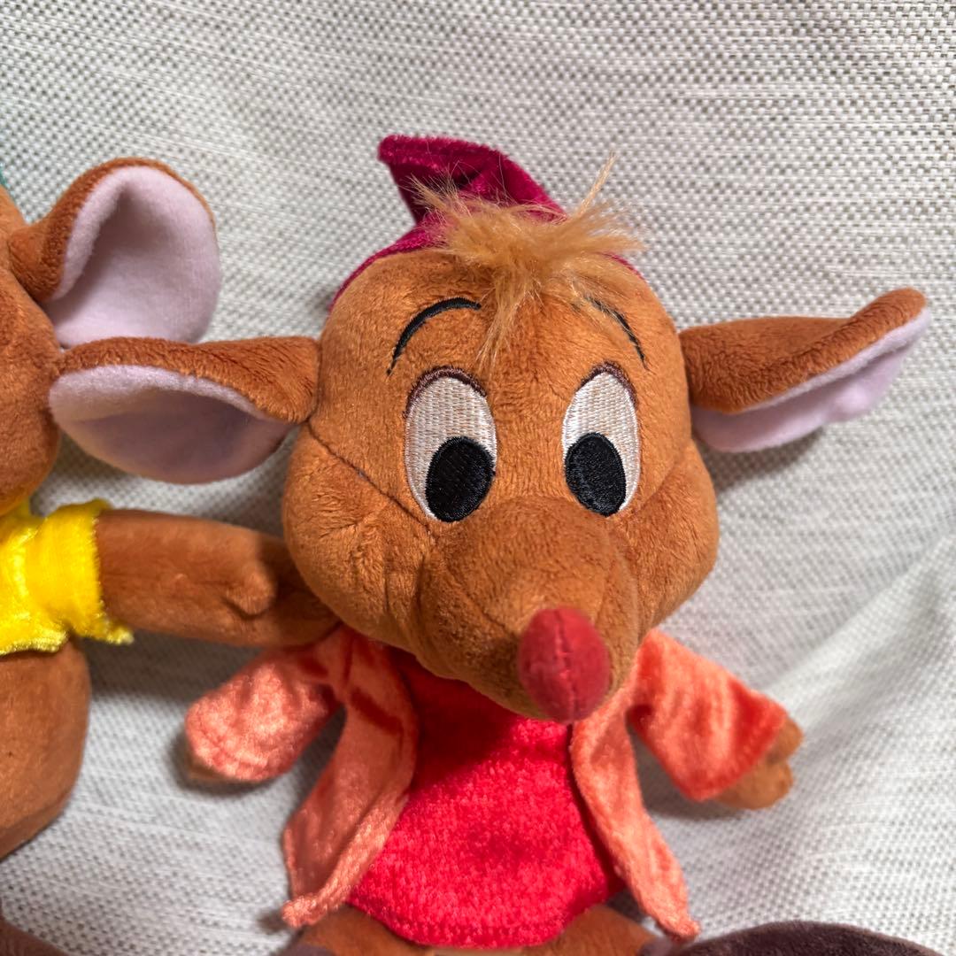 シンデレラ　ガスとジャックのぬいぐるみ