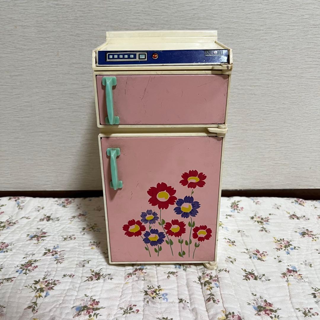 ヨネザワ 洗濯機 冷蔵庫 ブリキ玩具 レトロ 米澤玩具