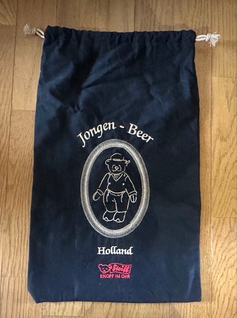 シュタイフ　ベアー　ベルボーイ　ドイツ　シリアル番号つき　ぬいぐるみ　約27cm