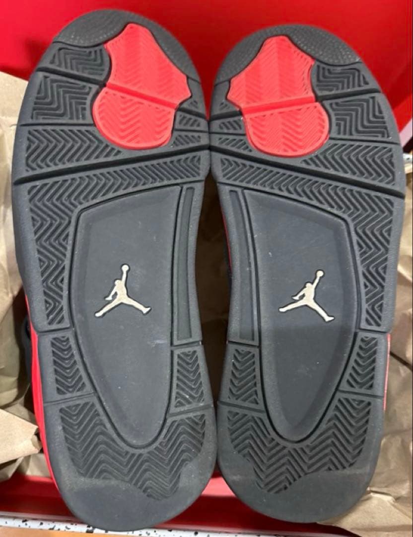 ナイキ エア ジョーダン 4 レトロ \"レッドサンダー/クリムゾン 27.5