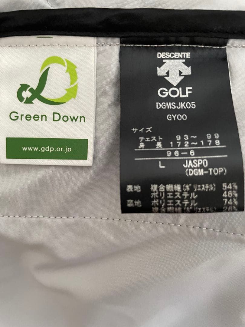 DESCENTE 21年秋冬モデル ゴルフ ダウン ジャケット DGMSJK05