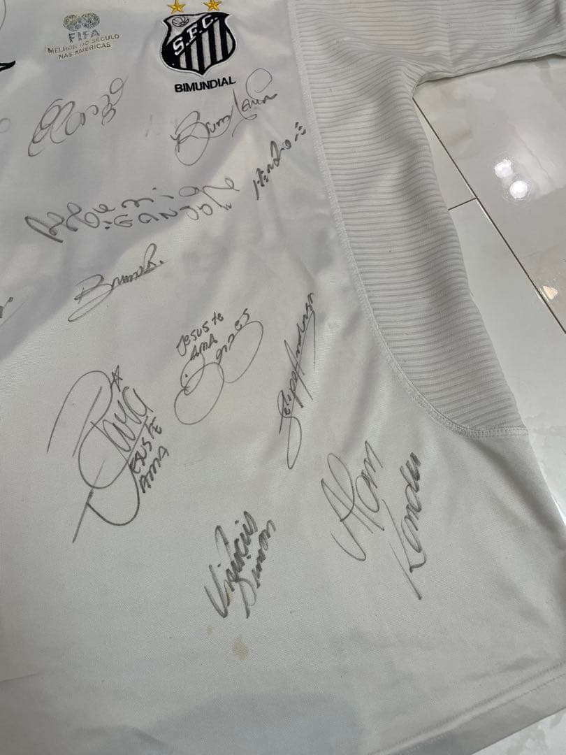 サントス代表サイン入りユニフォーム