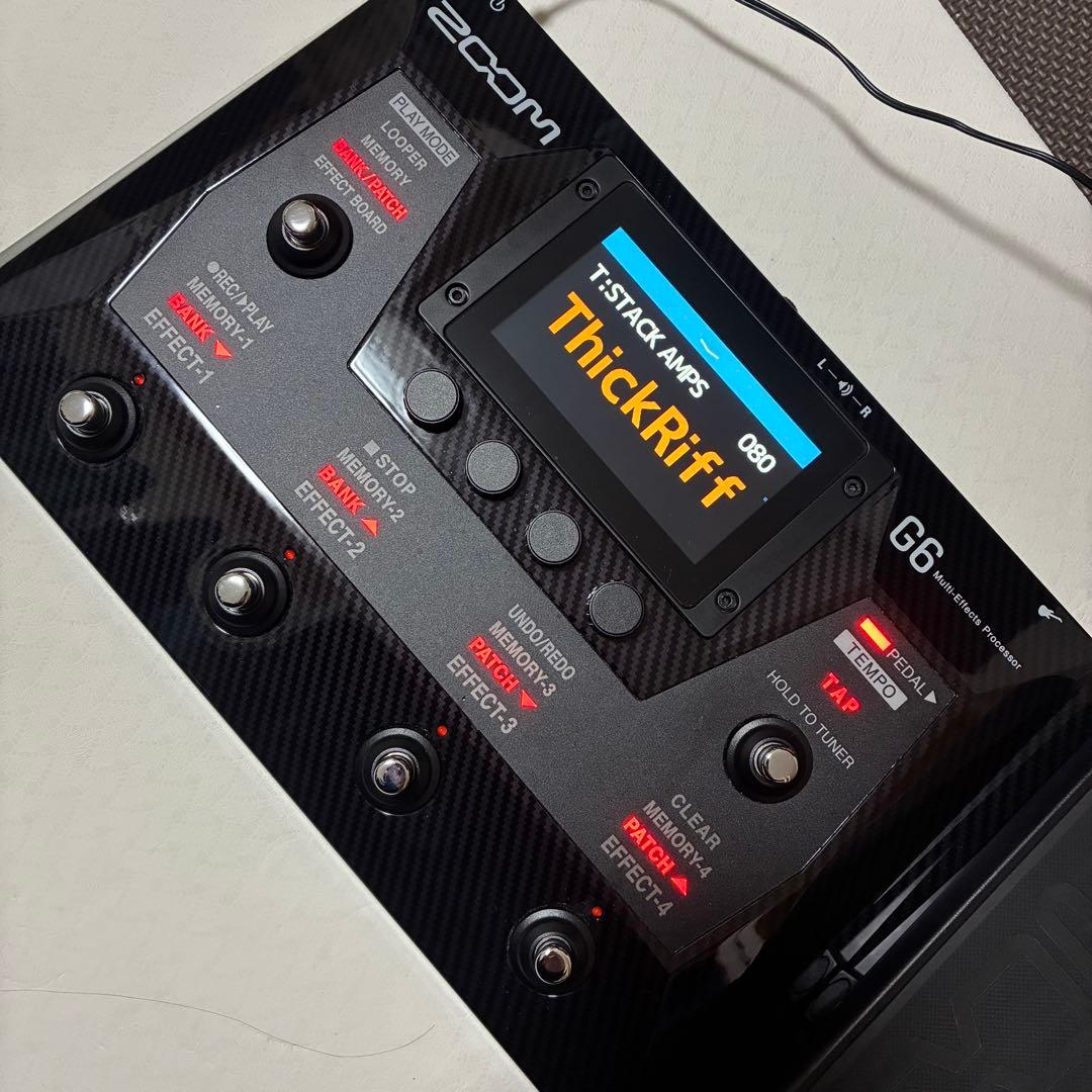 ZOOM G6 ギター マルチエフェクター