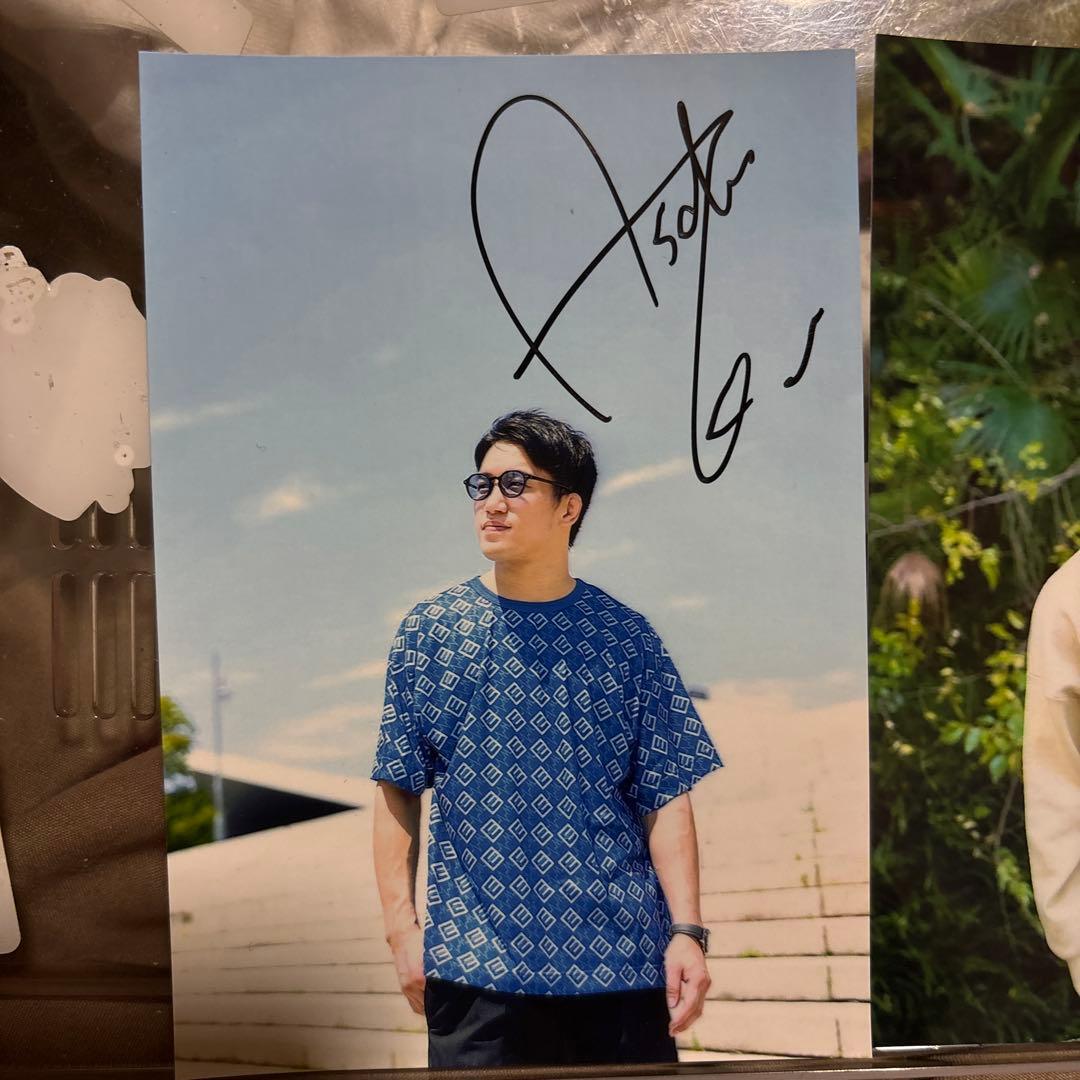 朝倉海直筆サイン入りブロマイド