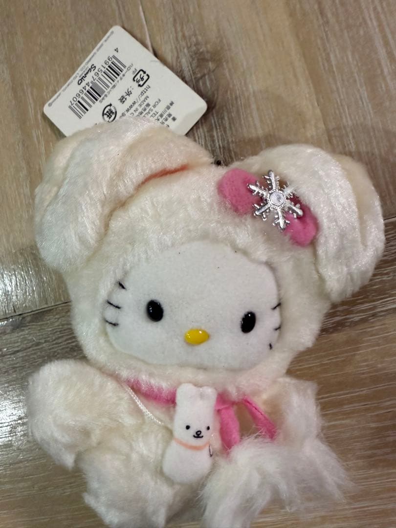 ハローキティ　北海道限定 雪うさぎキティ ぬいぐるみ2002