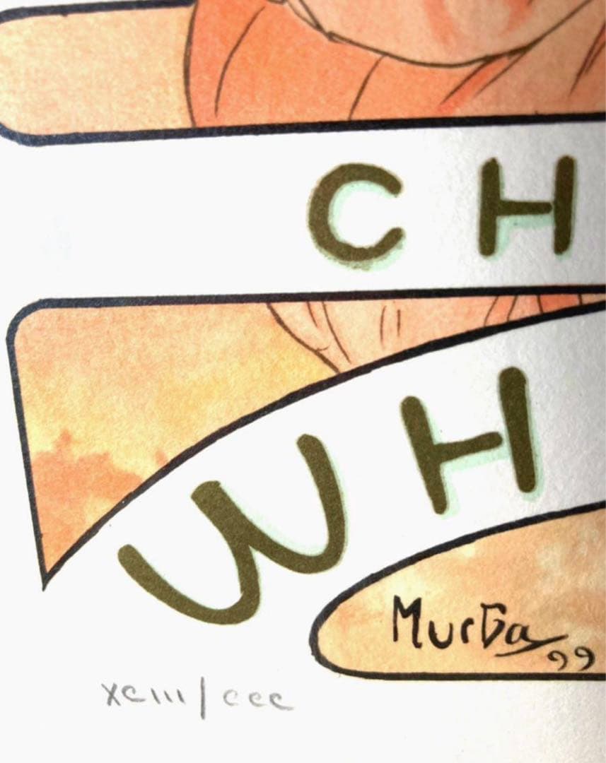 coinです　真作絵画　アルフォンス・ミュシャ　リトグラフ　USA正規品