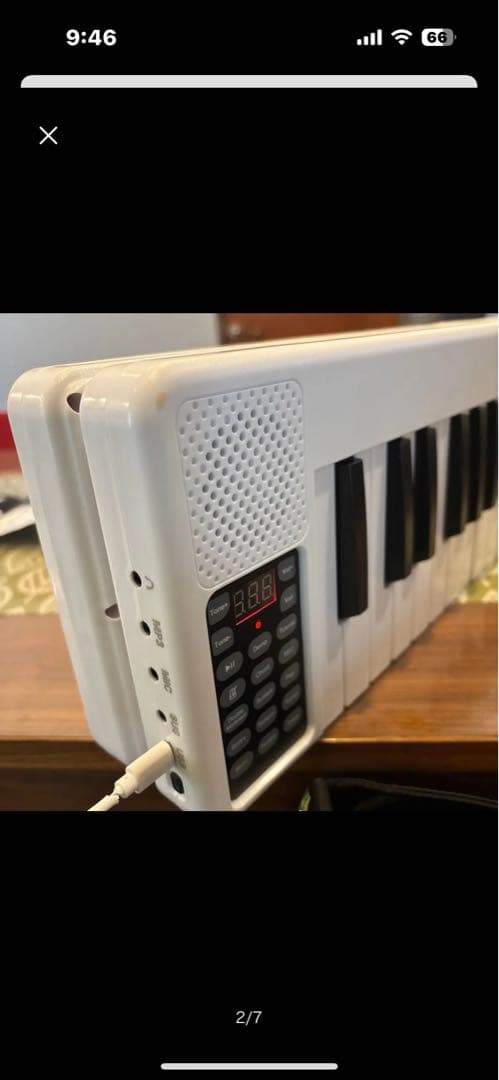 デジタルキーボード 88 鍵盤 ホワイト