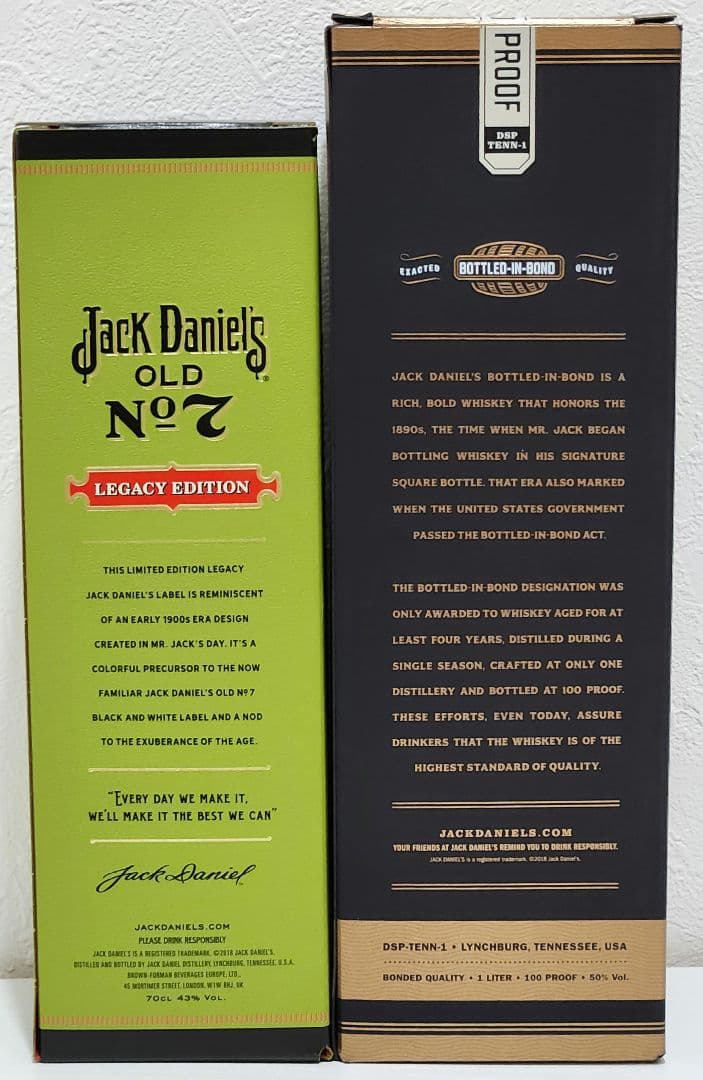 ※専用です　JACK DANIEL'S レガシーエディション ボトルドインボンド