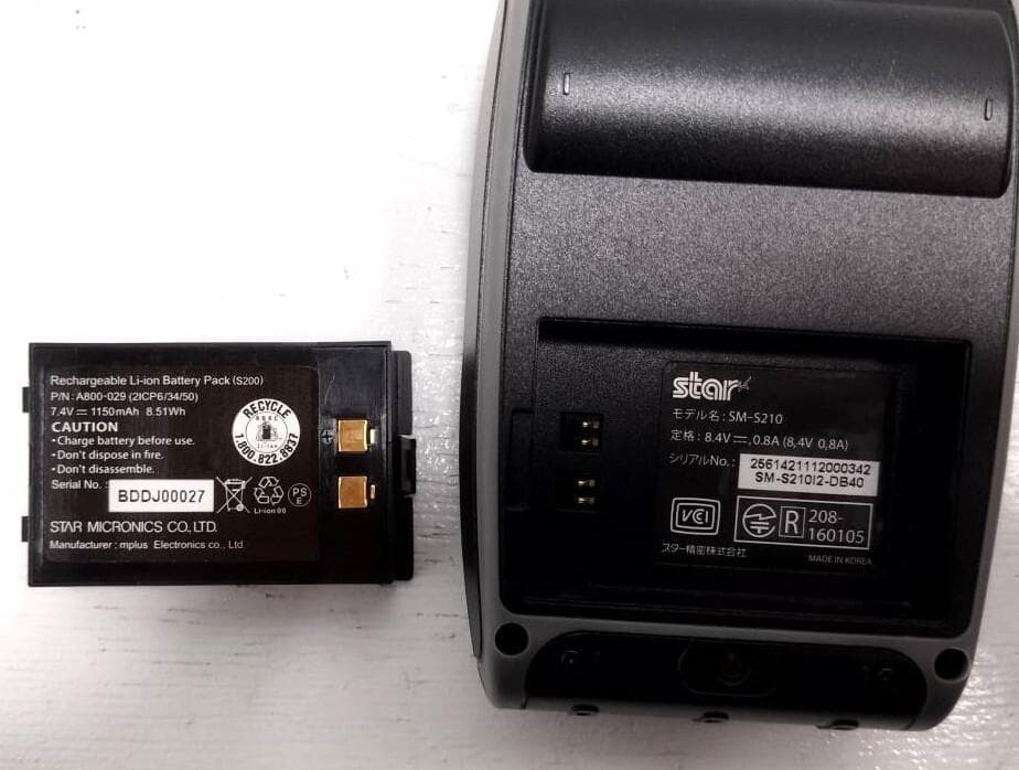 ★580（022）　スター精密 モバイルプリンター SM-S210i