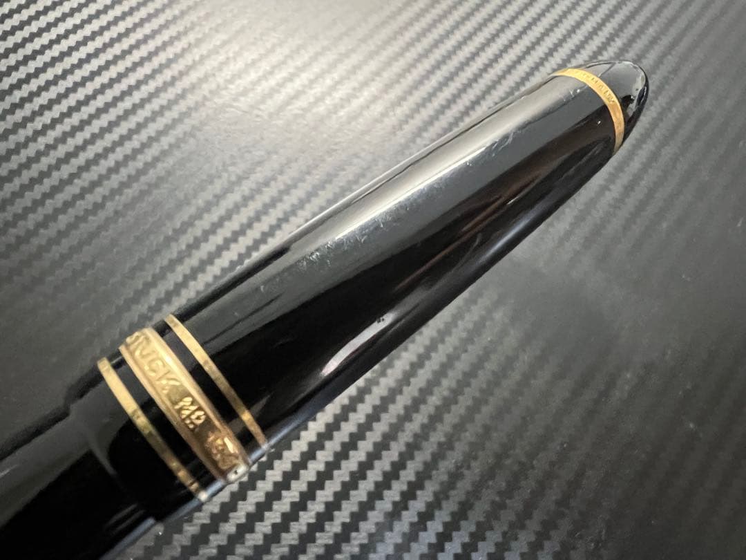 モンブラン 万年筆 美品 146 14C 全金 EF
