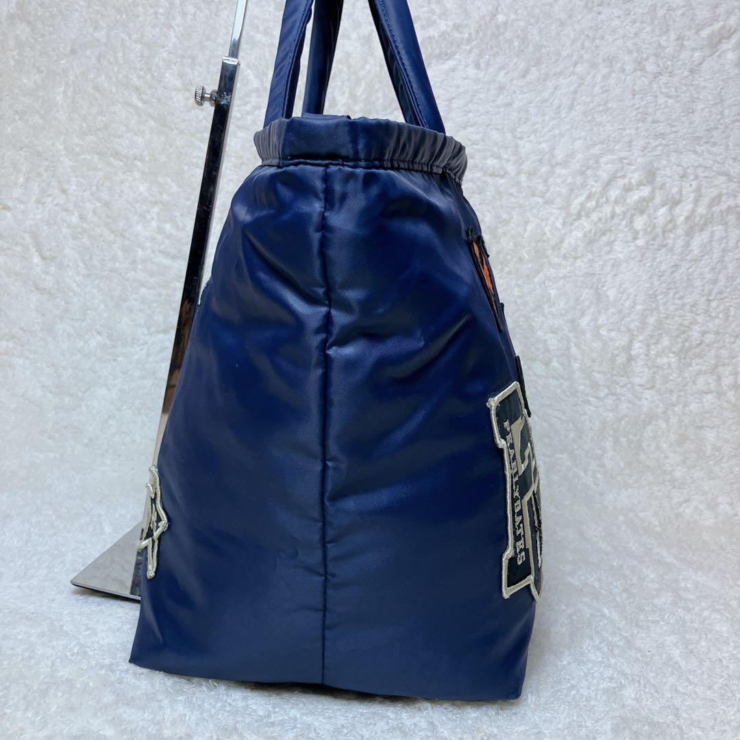 【極美品】パーリーゲイツ 2way ロッカーバッグ ワッペン ゴルフ ネイビー