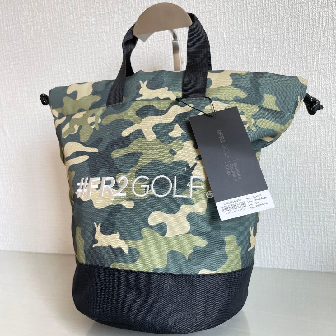 タグ付き　FR2 GOLF エフアールツー　カートバック　迷彩　カモフラ　ゴルフ