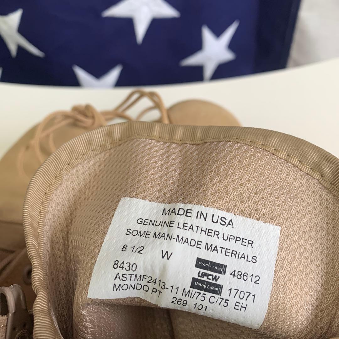 ソログッド　コンバットブーツ　新品未使用　u.sミリタリー　8.5