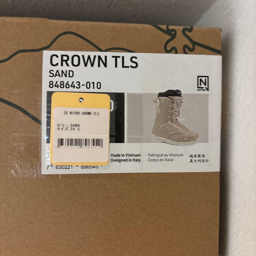 NITRO CROWN TLS ブーツ 24.5 サンド