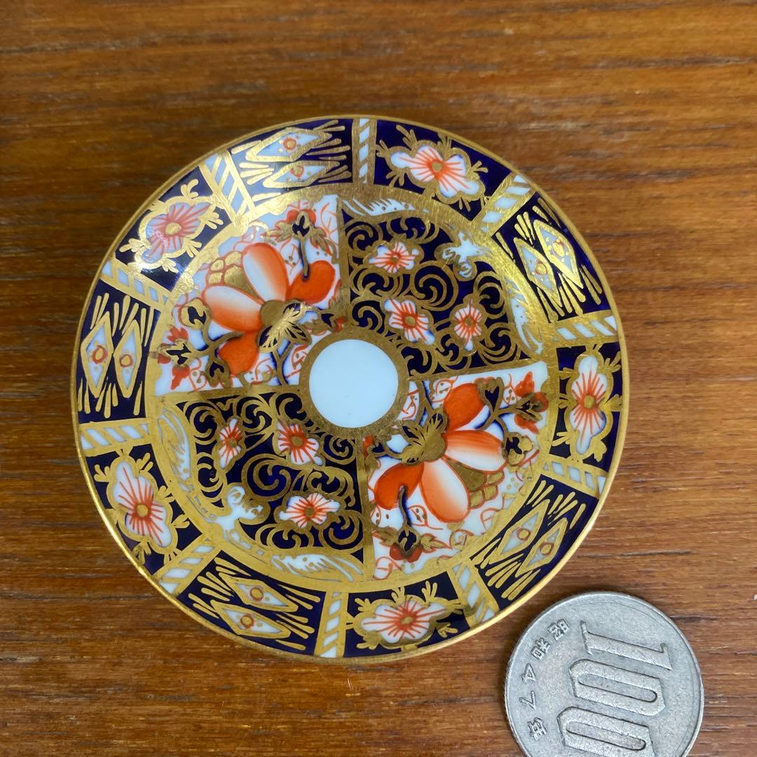 ロイヤルクラウンダービー イマリ ミニチュア　カップ　ソーサー　伊万里