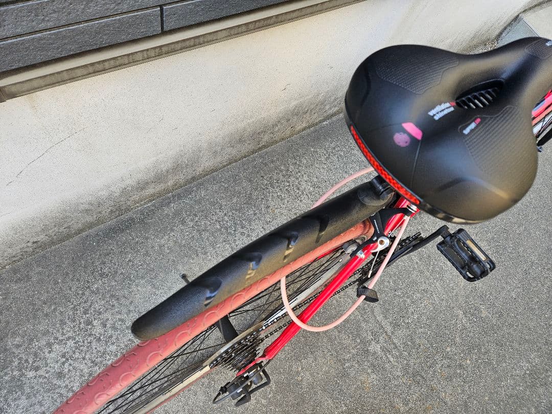 （引取希望）クロスバイク 700c 自転車 シマノ21段変速ギア