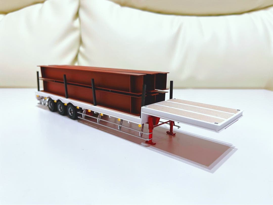 1/50 まな板 H鋼付 トレーラー ケンクラフト 日野 プロフィア　建機　重機