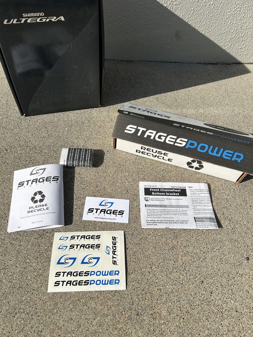 クランク型パワーメーター・Stagespower/6800アルテクランクセット