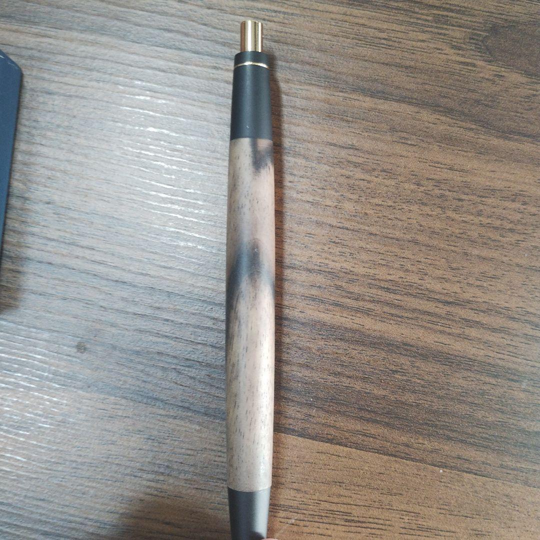 野原工芸黒柿シャーペンゴールド金具