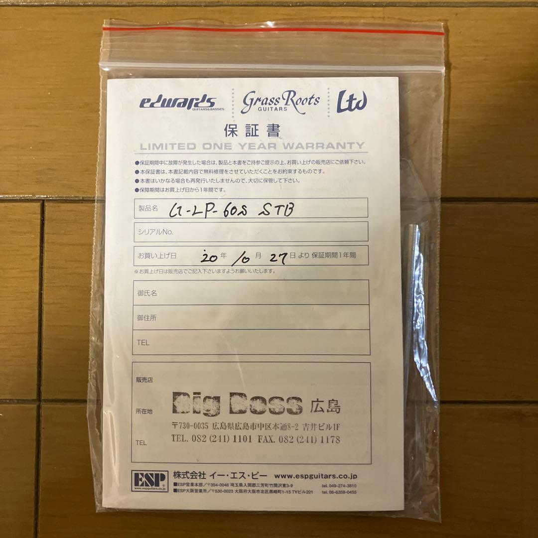 Grass Roots Limited Model エレキギター レスポール