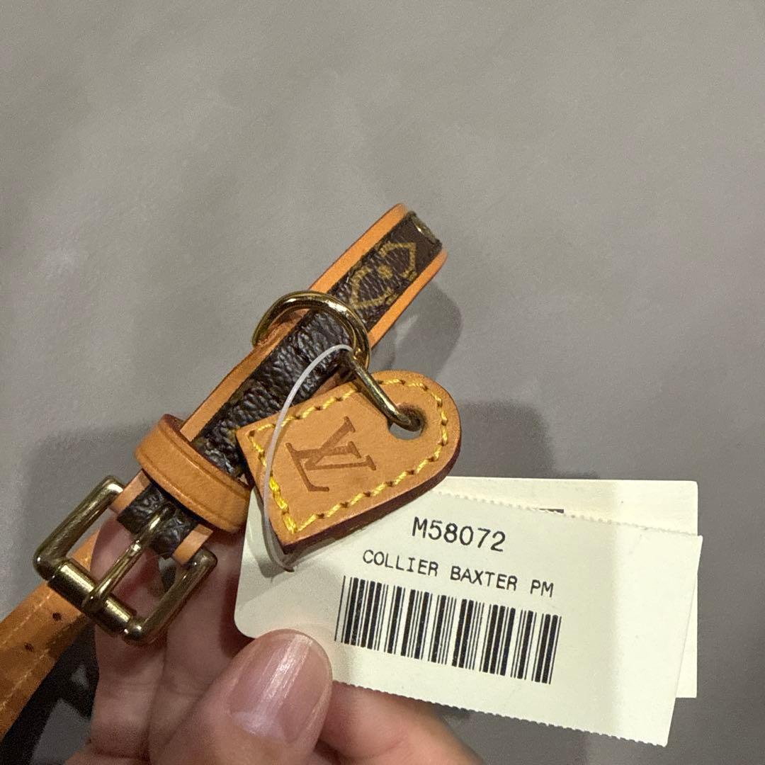 LouisVuitton CollierBaxter PM 首輪小型犬、猫未使用