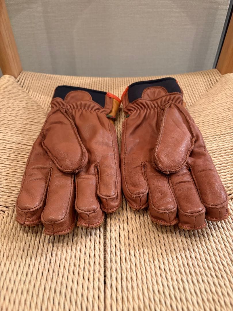 Hestra レザーグローブ Wakayama ブラウン サイズ8