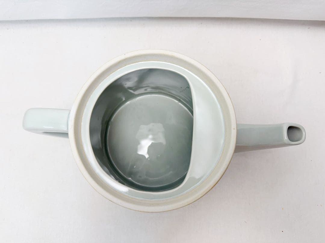 未使用 茶道具 利祥造 古伊万里写 片口水注 水次 水差し 印有 共箱