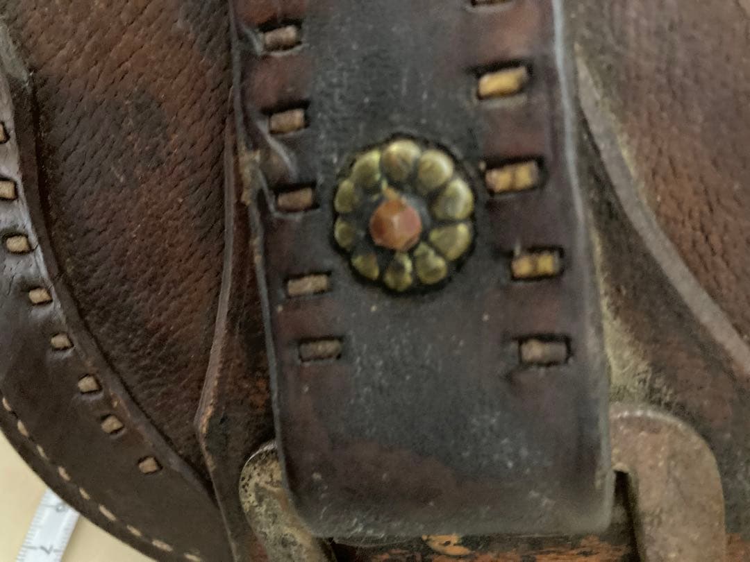 アンティーク　馬場鞍馬具　ポニー用年代物　二つセット