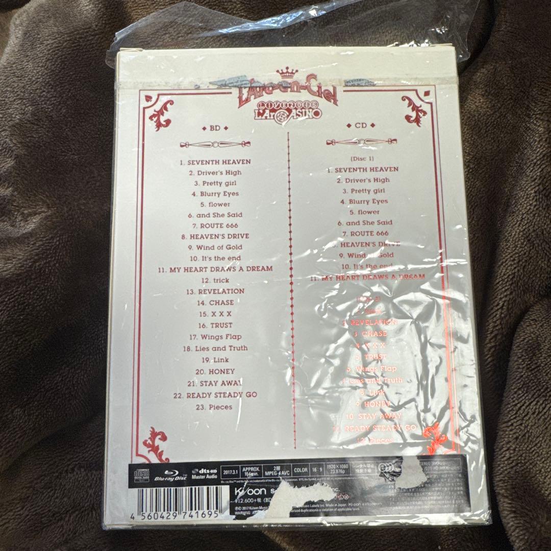 ラルク　ラルカジノ　ブルーレイ