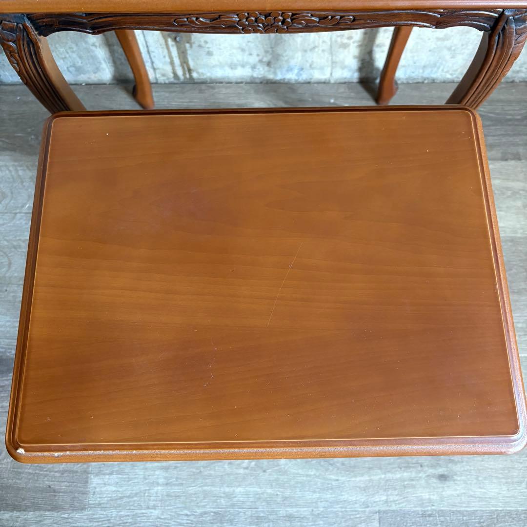 猫脚クラシック　ネストテーブル　サイドテーブル