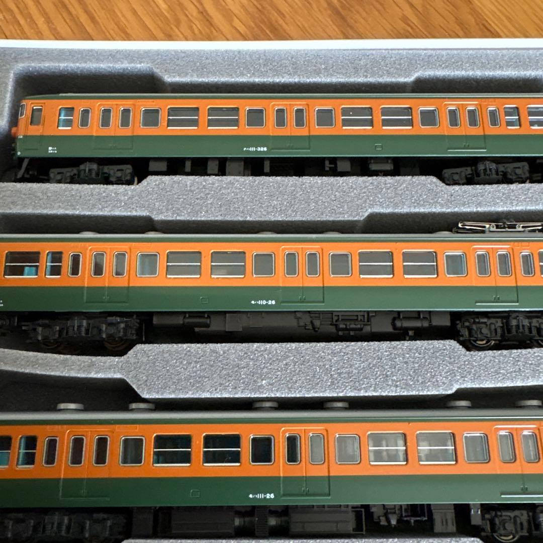 【新同】KATO10-894/895 111系0番台湘南色増結付属編成8両混成②