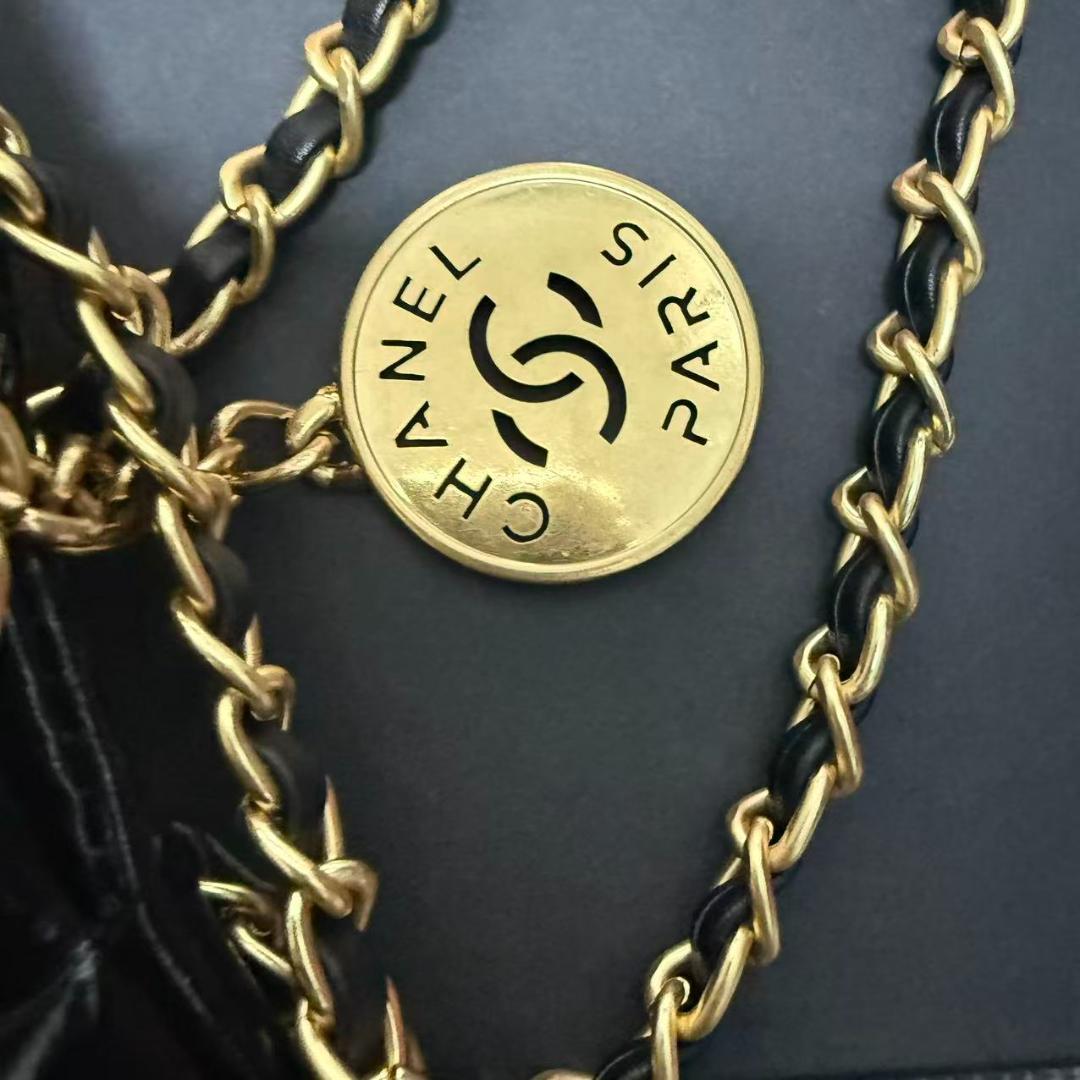 状態良好 ✨ブラック✨ cHaNeL✨サコッシュ パール付き