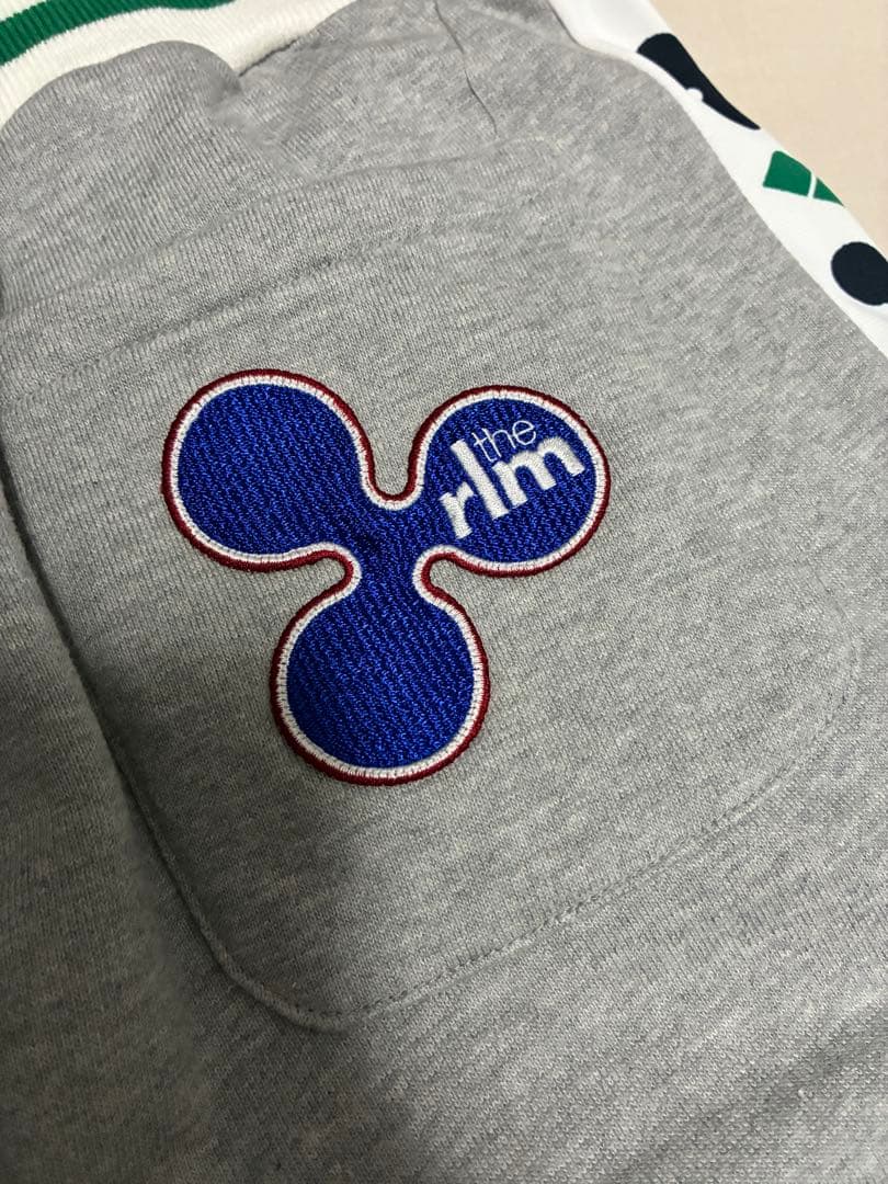 arena × rlm コラボジャージ上下セット グレー×グリーン デサント