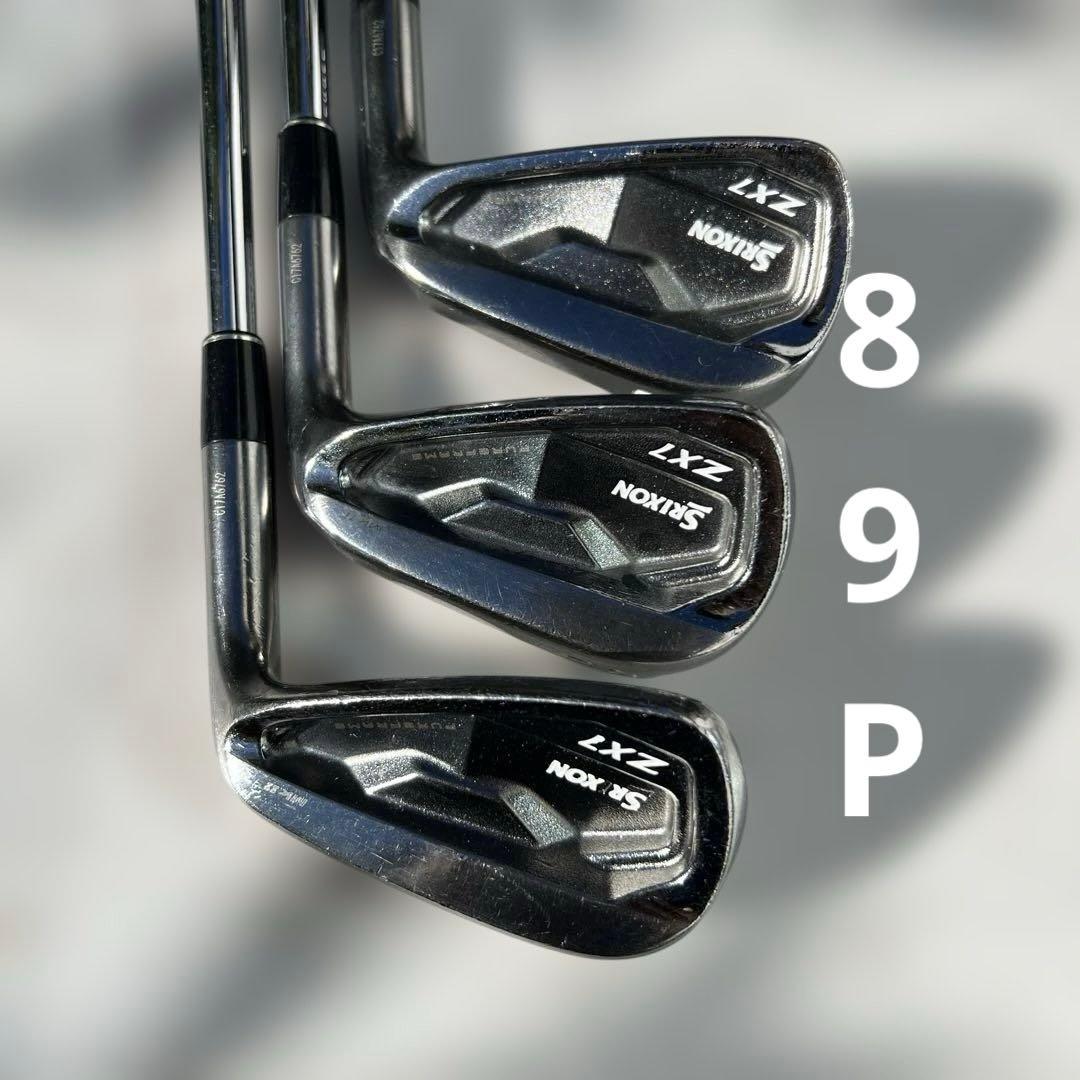 スリクソン 激レアブラッククロム　アイアンセット 6本 カーボンシャフト