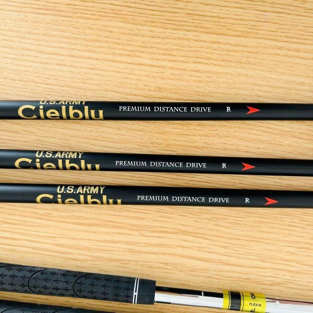 U.S.ARMY Cielble 初心者　ゴルフバッグ　アイアン9本セット