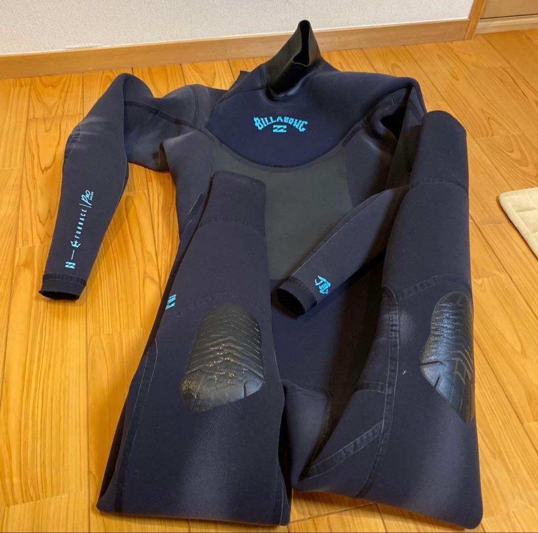 ビラボンウェットスーツ5mm 3mmセミドライ　ノンステッチタイプ
